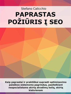 cover image of Paprastas požiūris į SEO